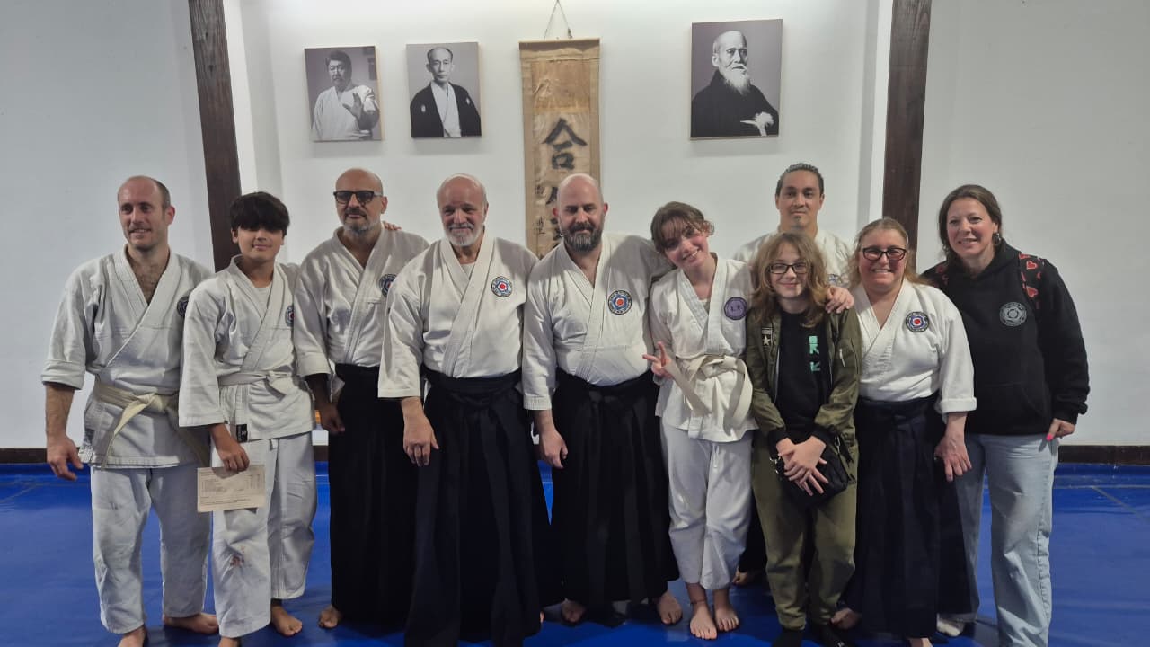 Clase de aikido para chicos en Villa Devoto